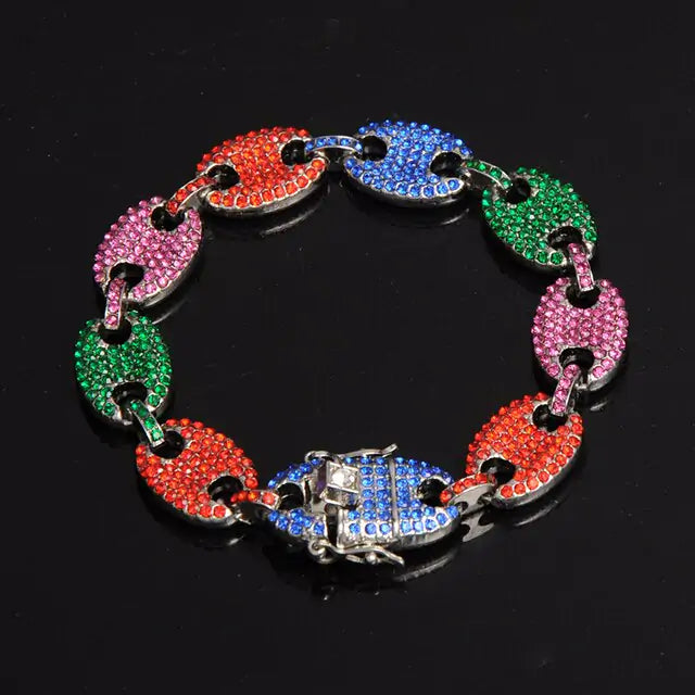 Multi-color Iced Out Bracelets