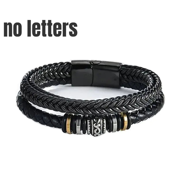 Braided Leather Bracelets for Men