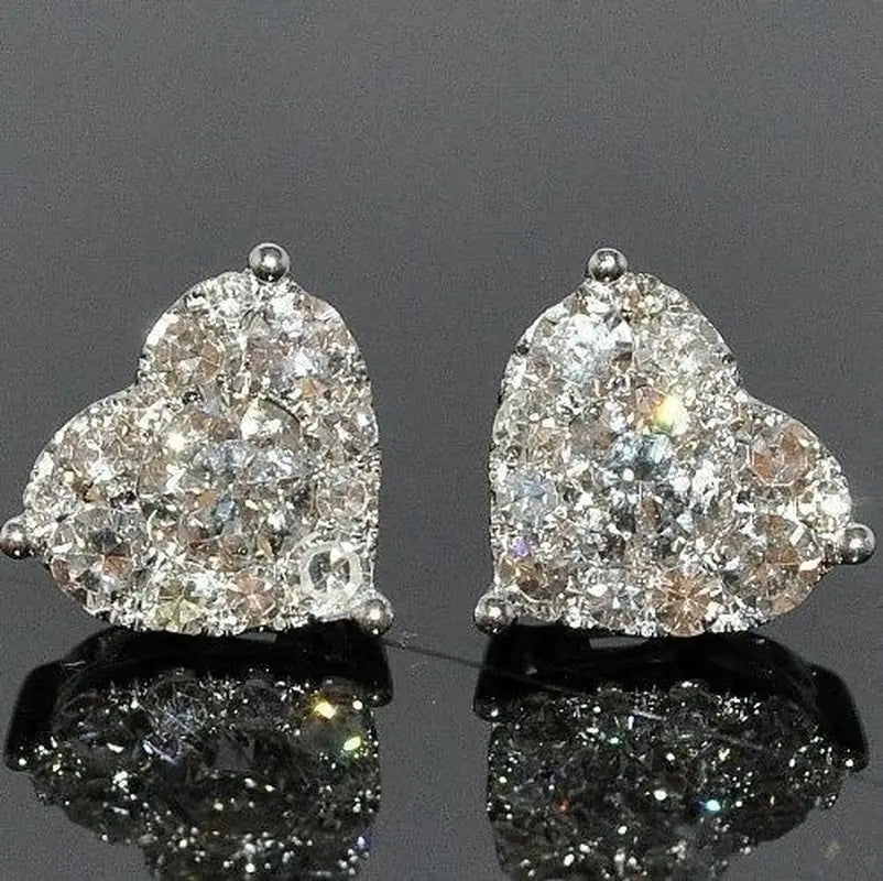 Color Stone Stud Earrings